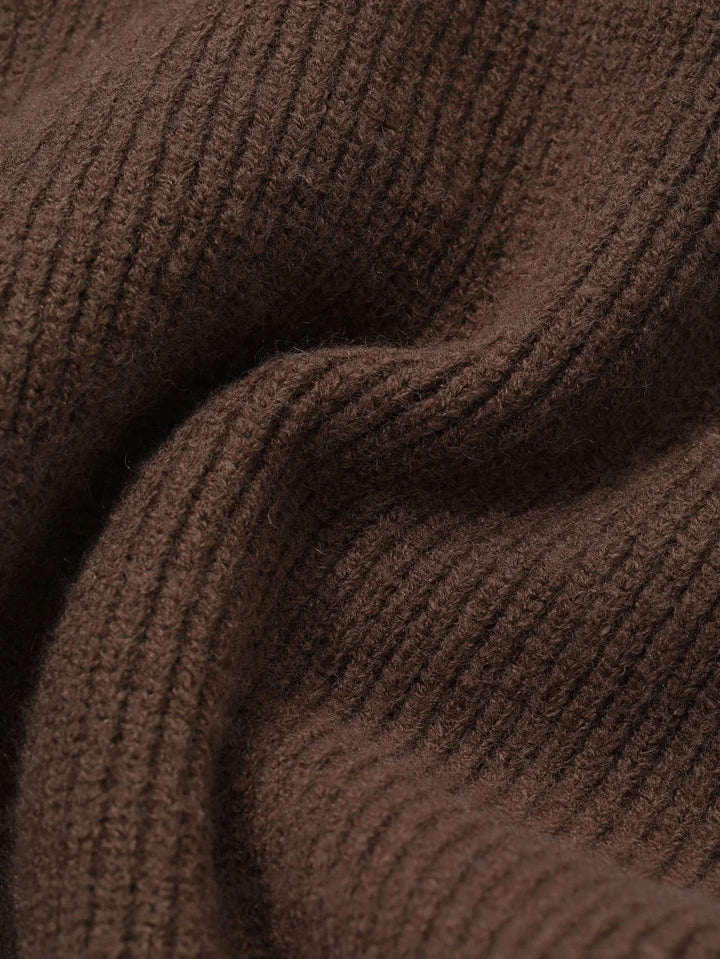 Ivy Wool-Blend Wrap Sweater