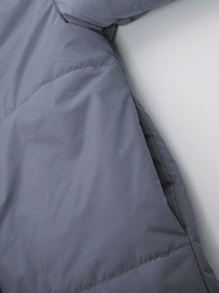 Isabella Belted Quilted Relaxed-Fit Puffer Jacket | Collared Wrap-Front Puffer Jacket