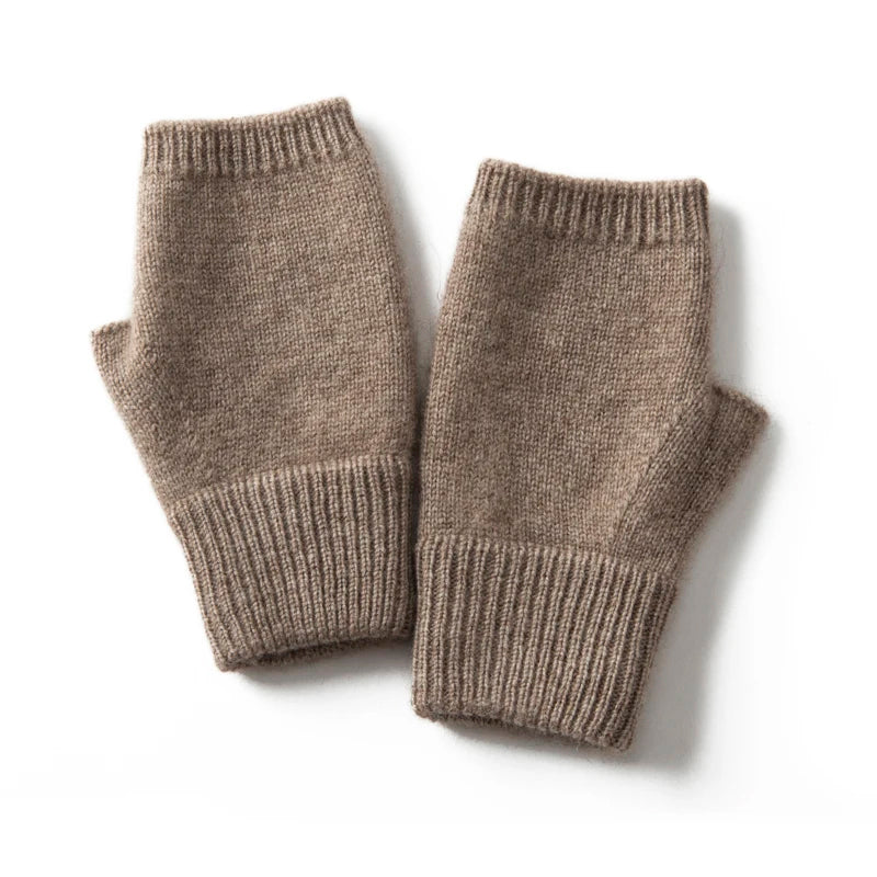 Isla Wool-Blend Fingerless Gloves