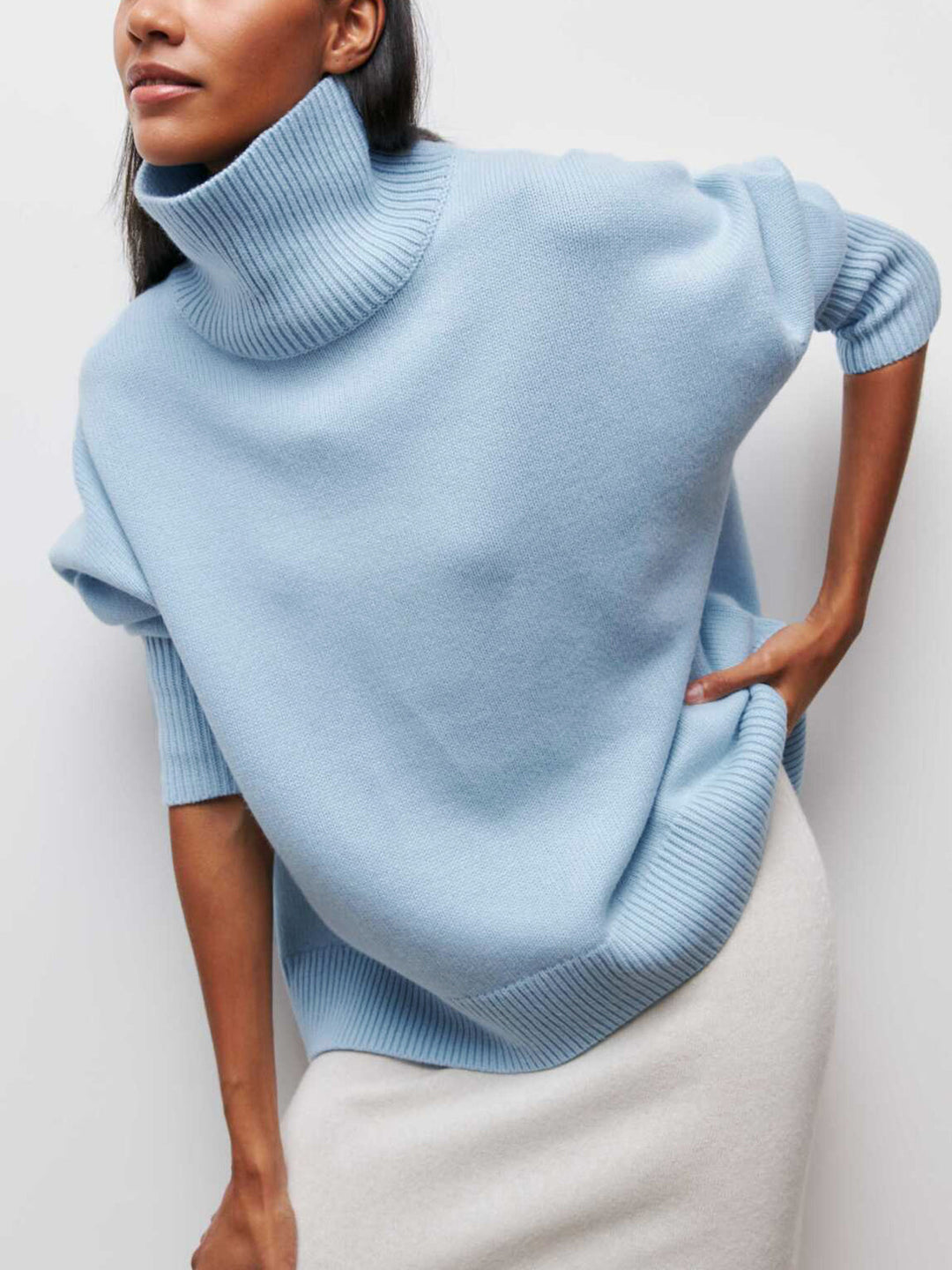 Isabella Oversized Turtleneck Sweater