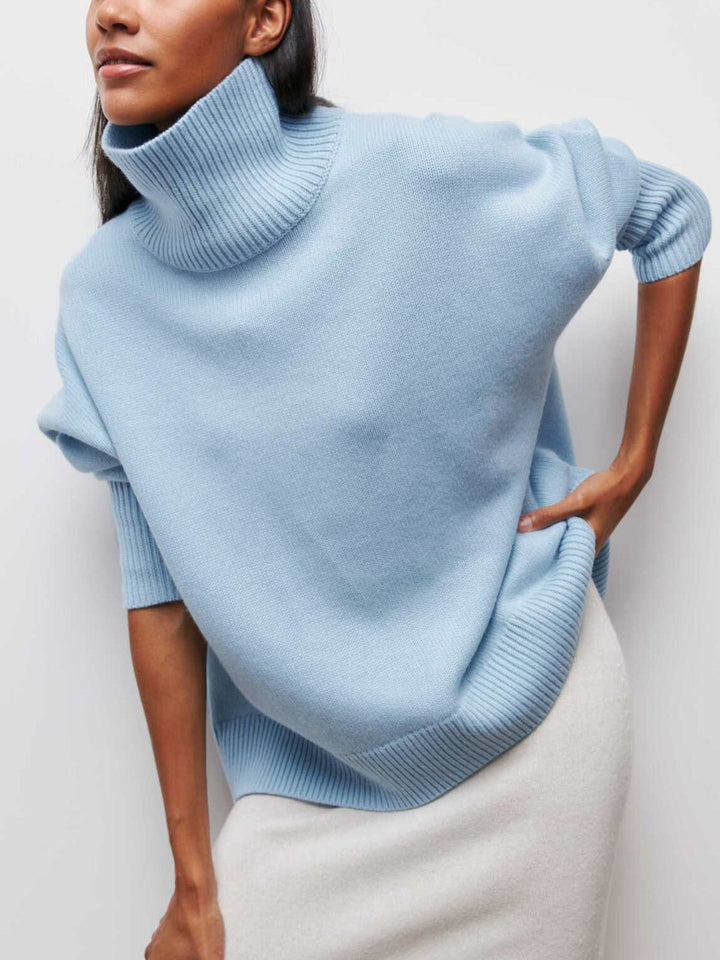 Isabella Oversized Turtleneck Sweater