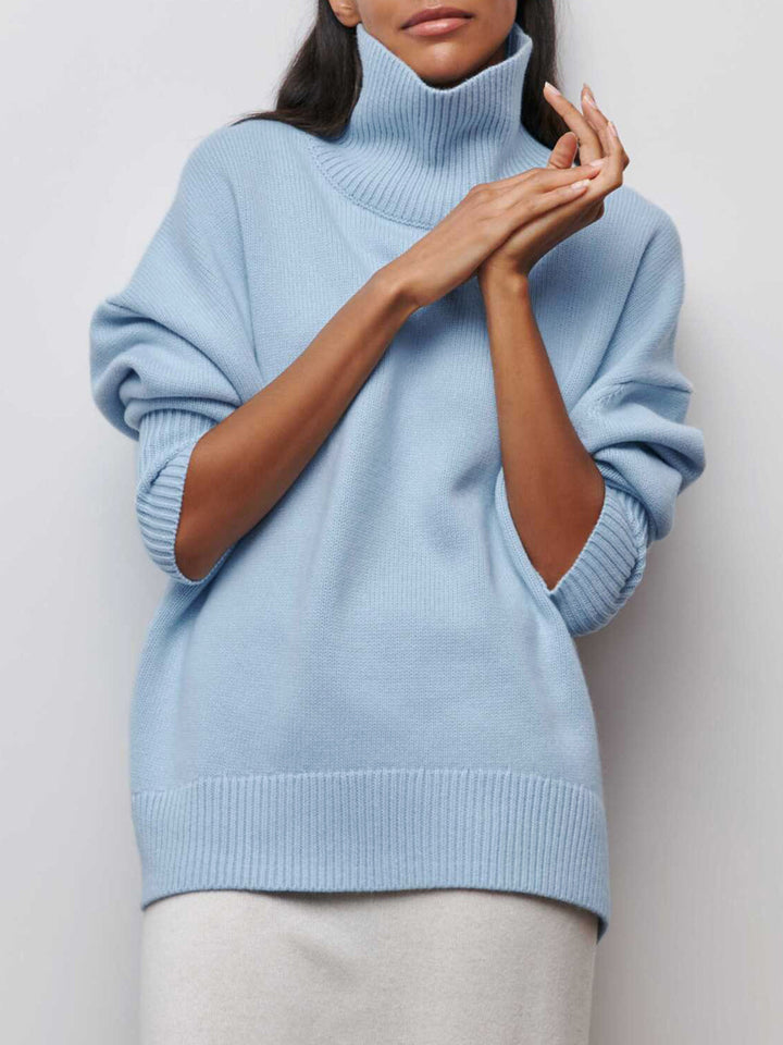 Isabella Oversized Turtleneck Sweater