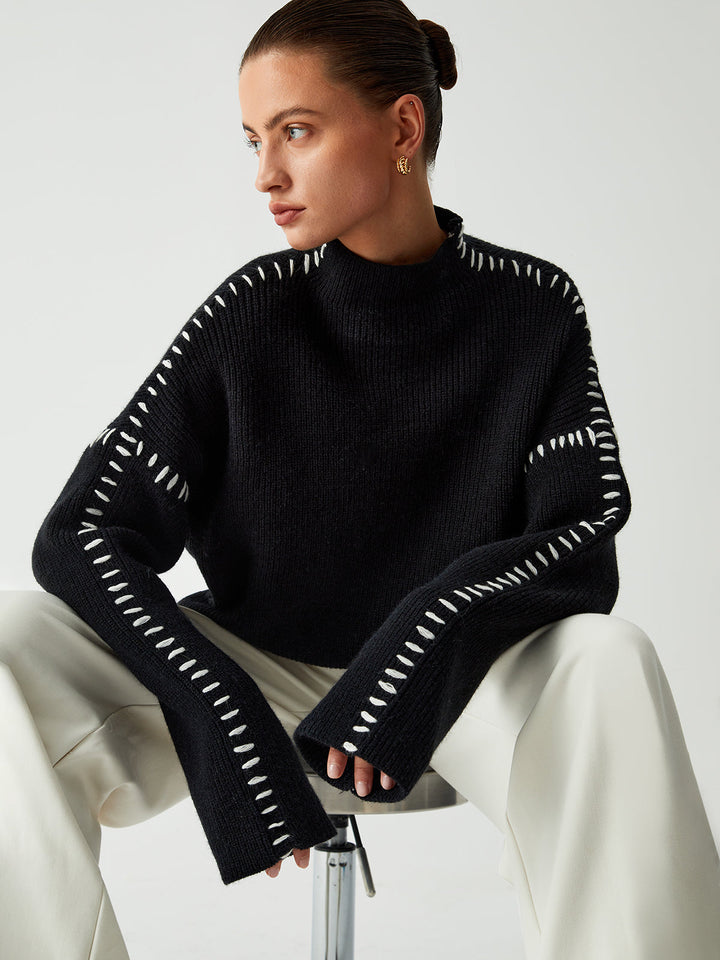 Emma Oversized Ribbed Sweater