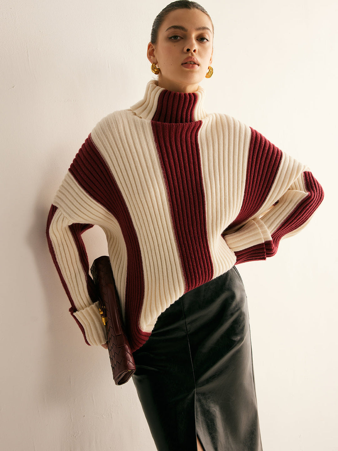 Sienna Oversized Turtleneck Sweater
