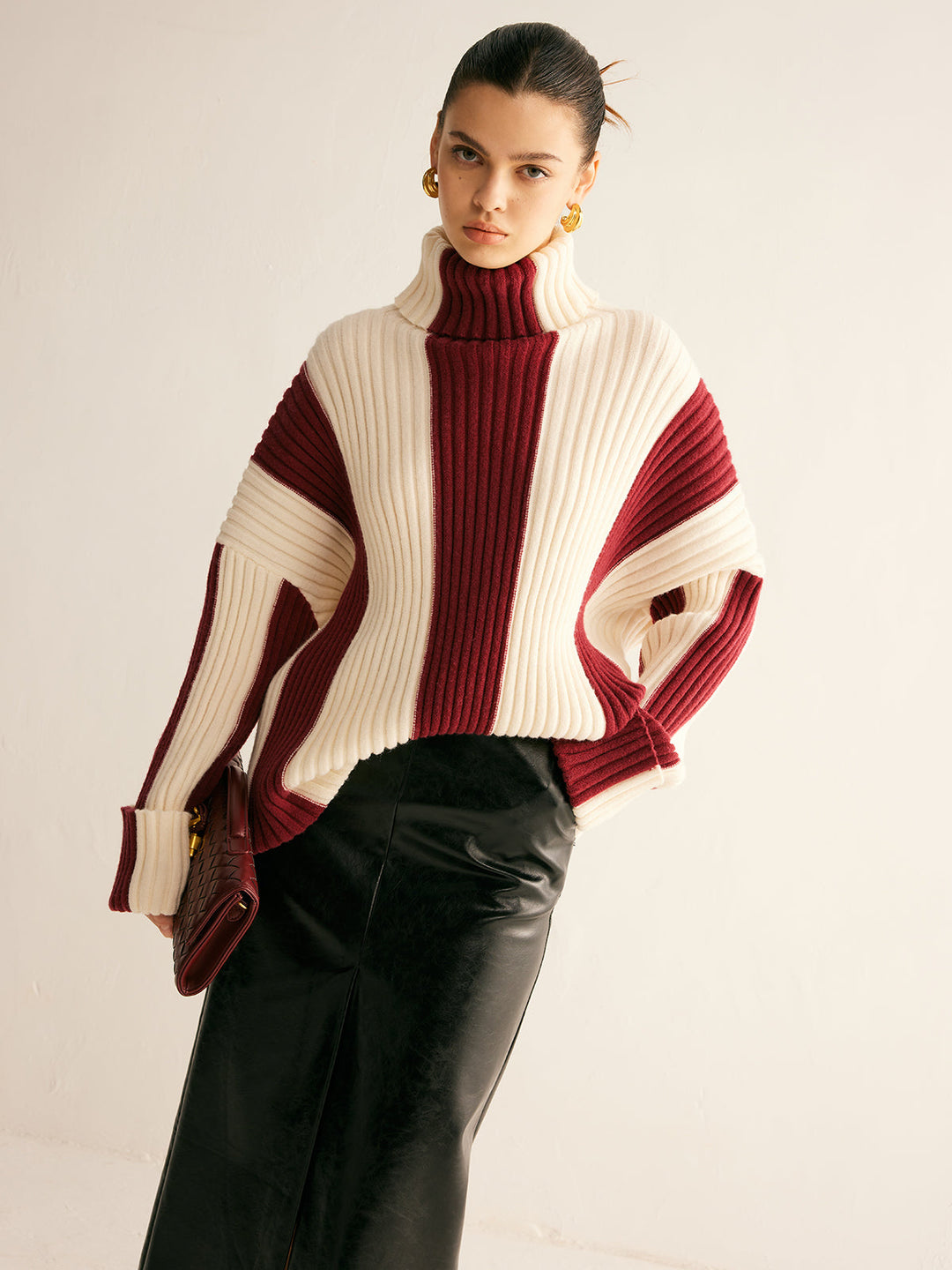 Sienna Oversized Turtleneck Sweater