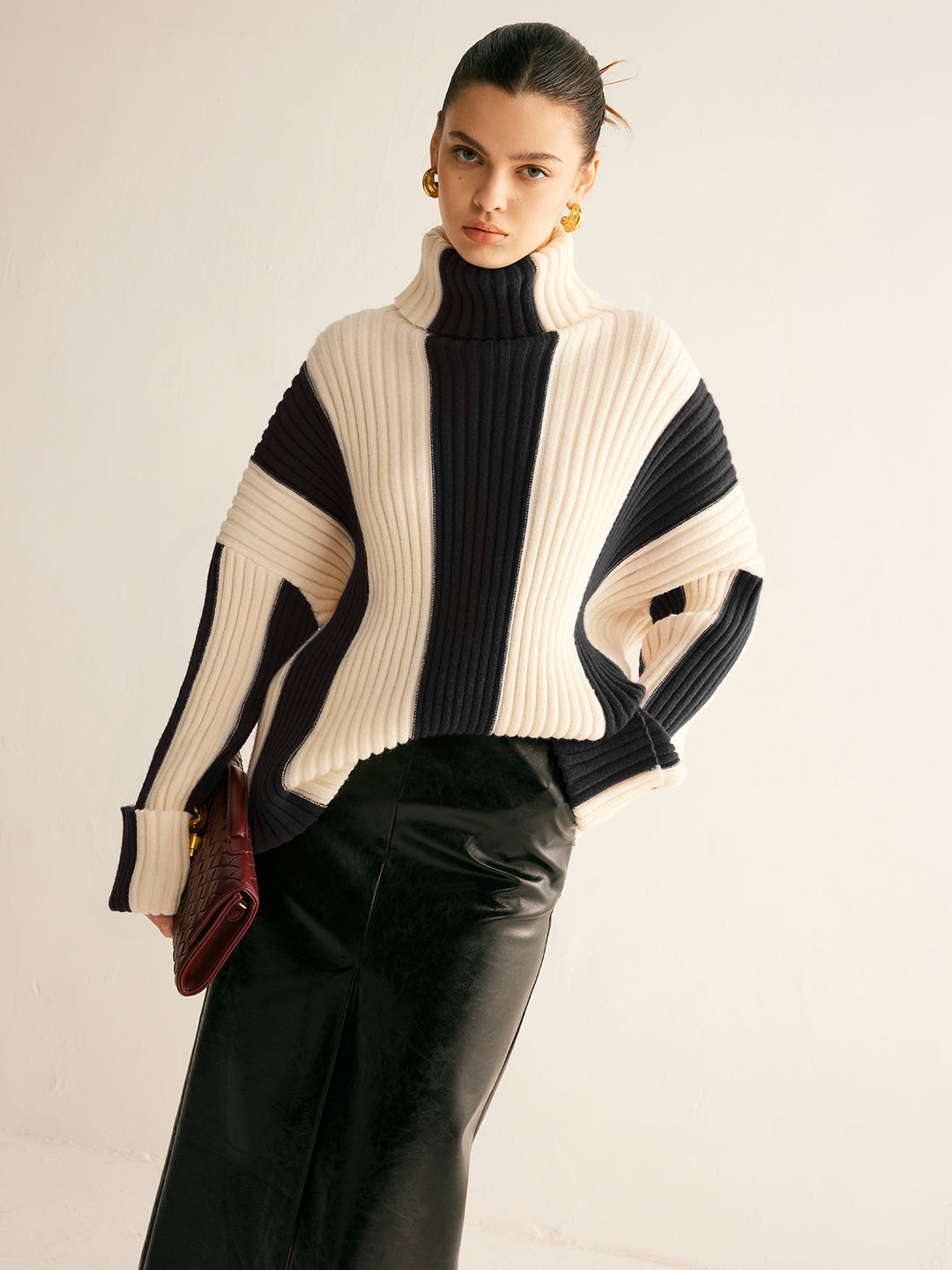 Sienna Oversized Turtleneck Sweater