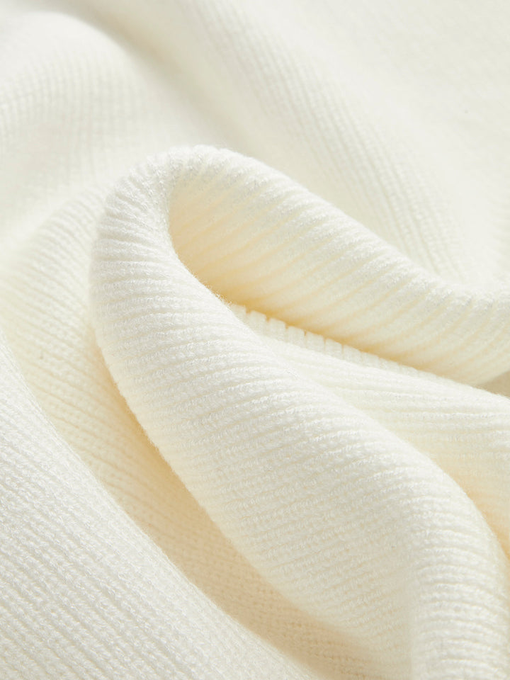 Aurora Ribbed Off-Shoulder Sweater