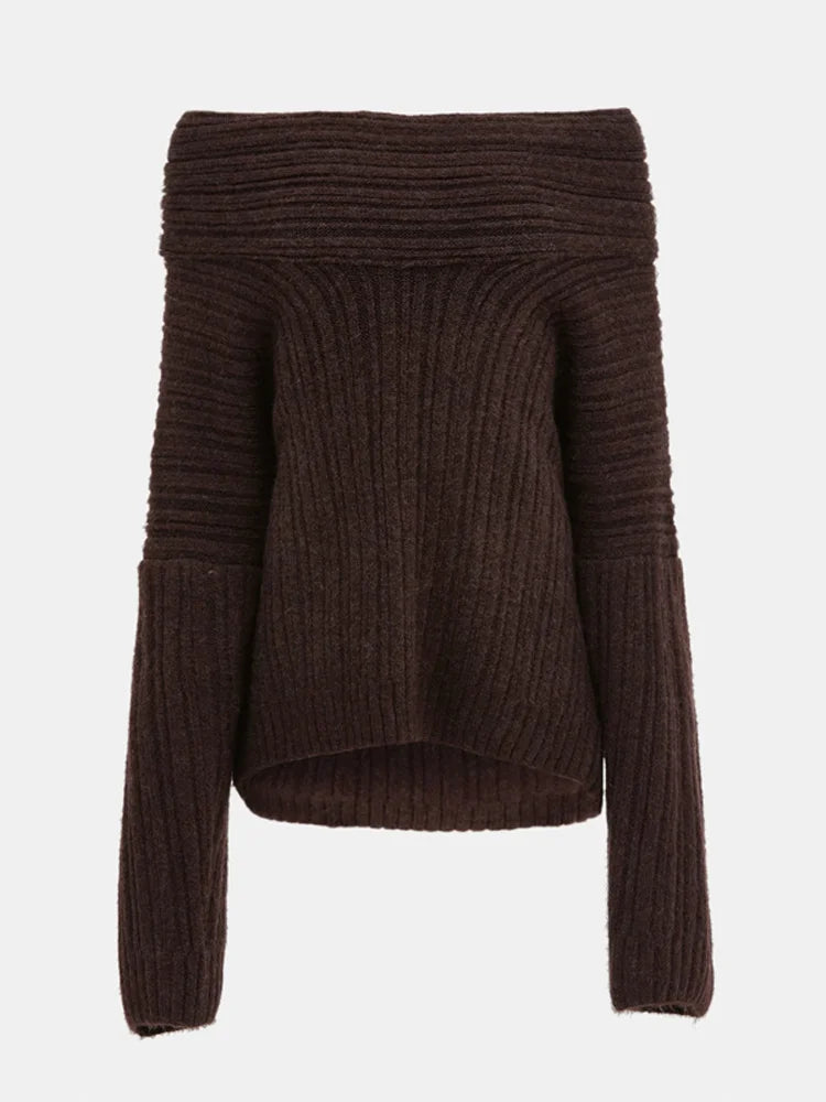 Luna Wool-Blend Oversized Knit Sweater