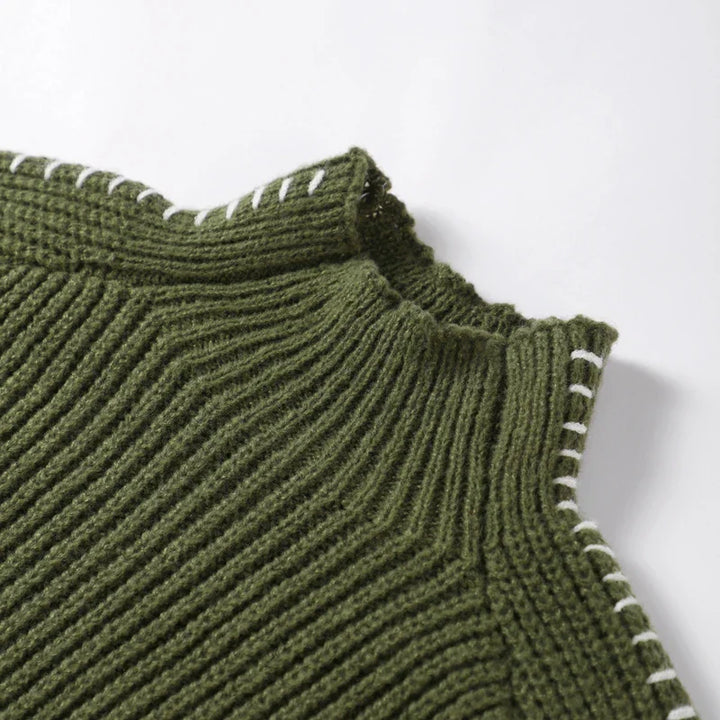 Isla Wool-Blend Relaxed Fit Knit Sweater