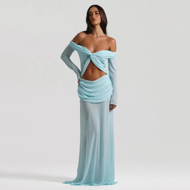 Mocha Mirage Gown - Serena Studio