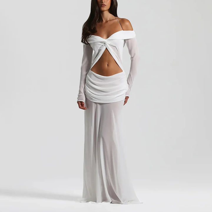 Mocha Mirage Gown - Serena Studio