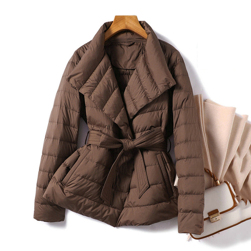 Claudia Quilted Fitted Down Jacket