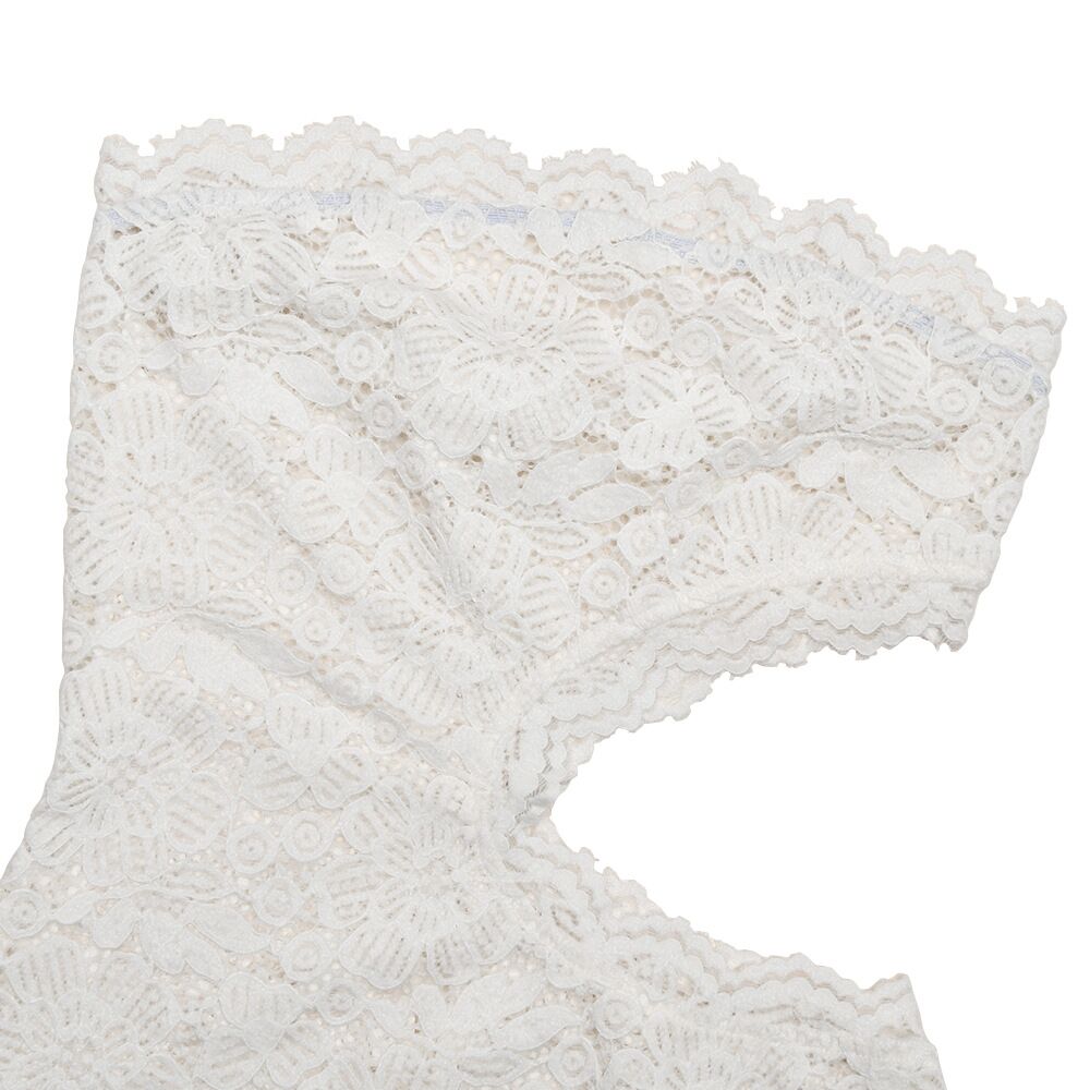 Luna Lace Cutout Gown - Serena Studio