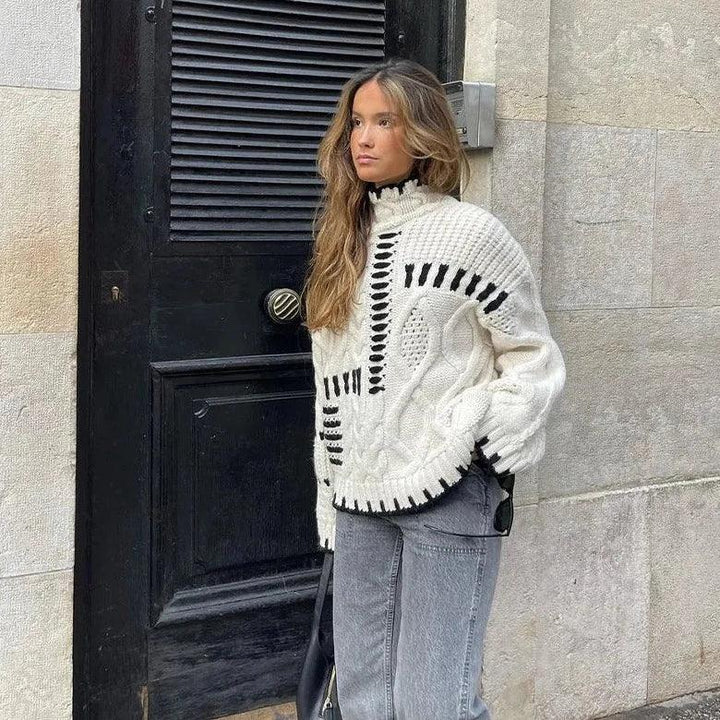 Beatrice Oversized Turtleneck Sweater