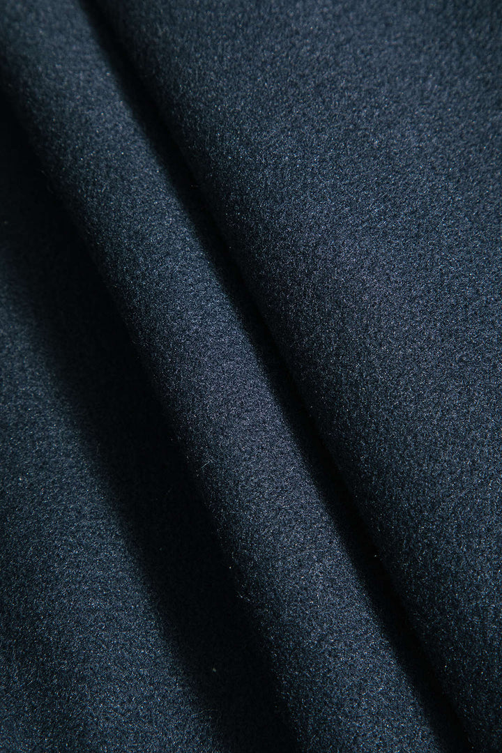 Isabella Wool-Blend Tailored Officer Jacket | Cropped Solid Military Jacket