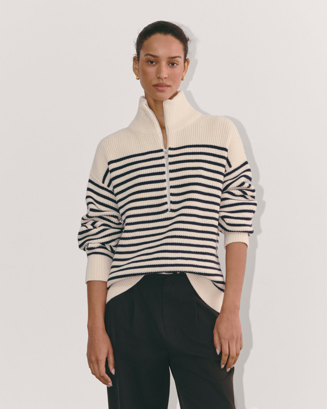 Isla Relaxed Fit Half-Zip Sweater