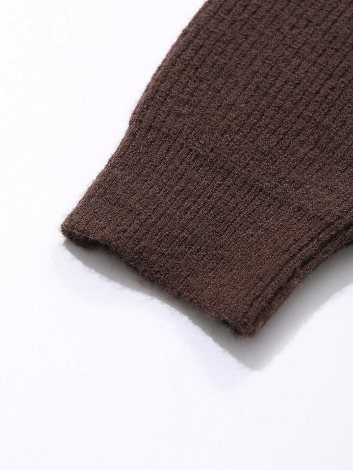 Ivy Wool-Blend Wrap Sweater