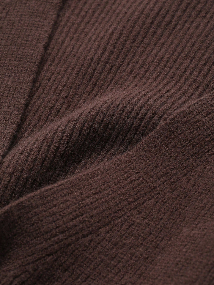 Ivy Wool-Blend Wrap Sweater