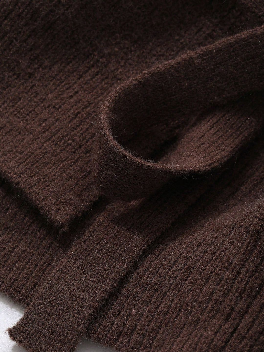 Ivy Wool-Blend Wrap Sweater
