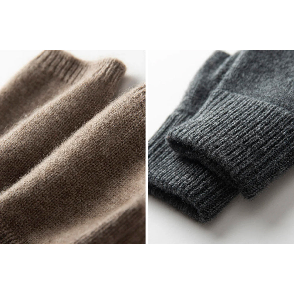 Isla Wool-Blend Fingerless Gloves