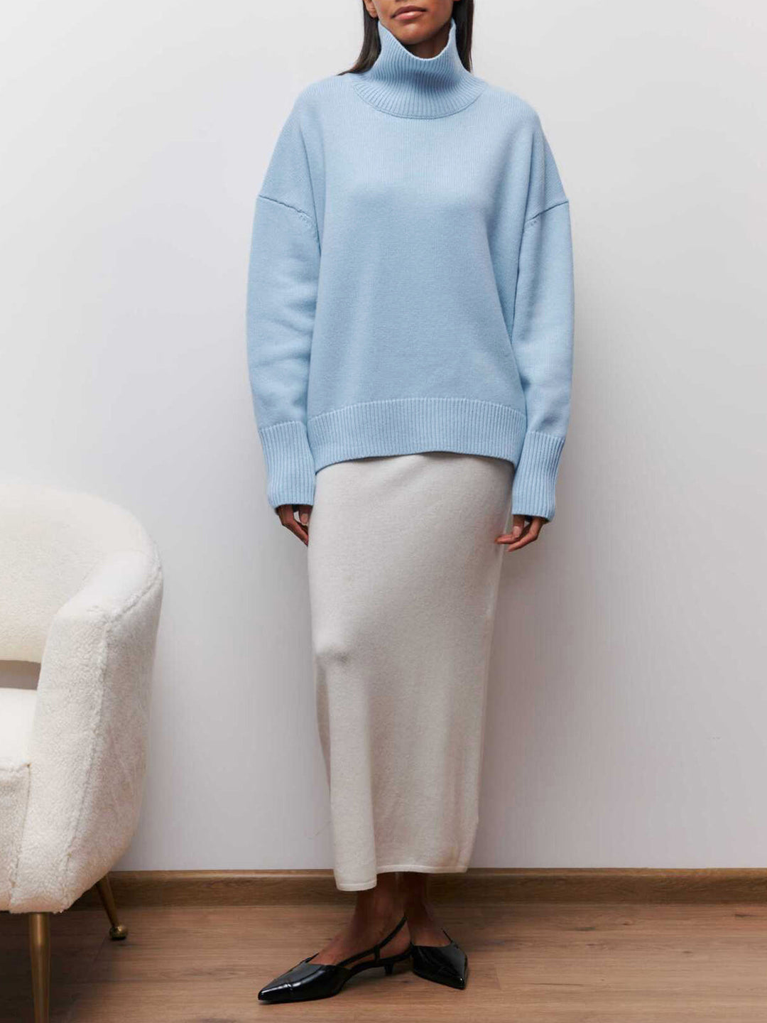 Isabella Oversized Turtleneck Sweater
