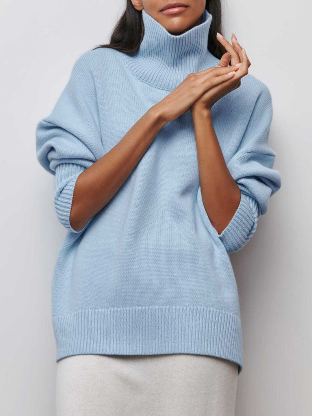 Isabella Oversized Turtleneck Sweater