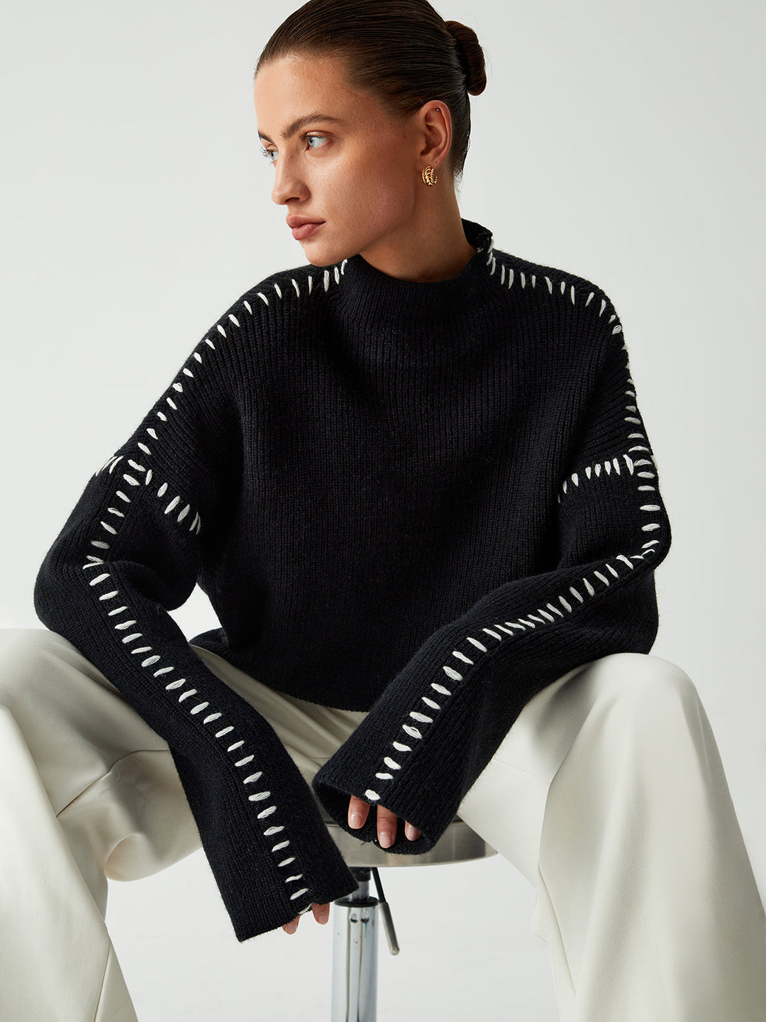 Emma Oversized Ribbed Sweater