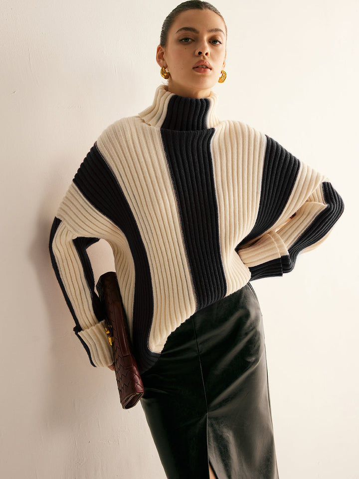 Sienna Oversized Turtleneck Sweater