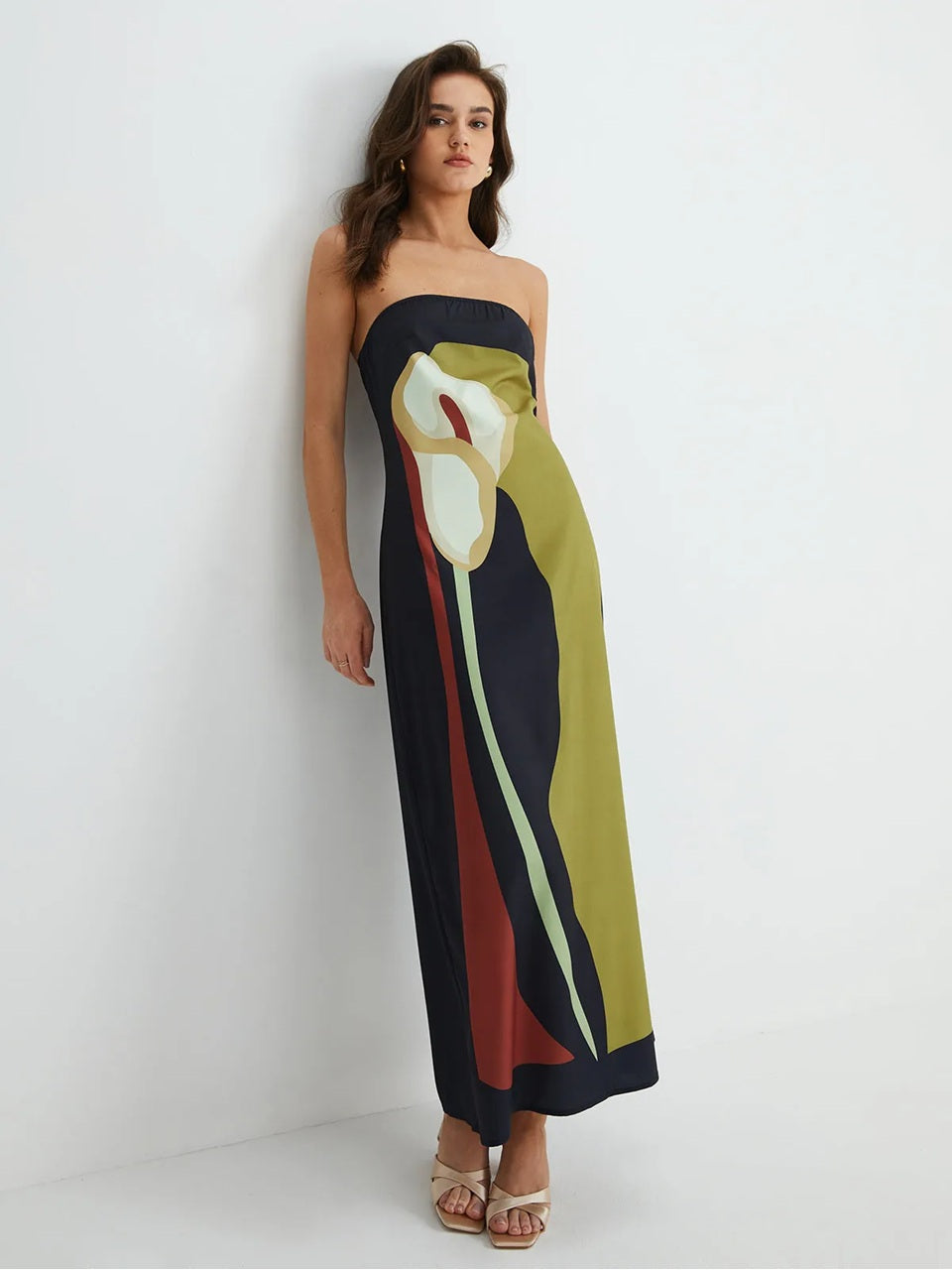 Solène Strapless Maxi Dress - Serena Studio