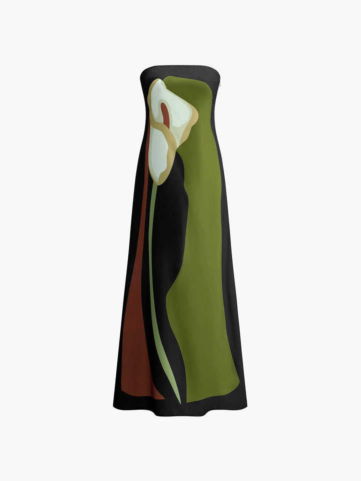 Solène Strapless Maxi Dress - Serena Studio