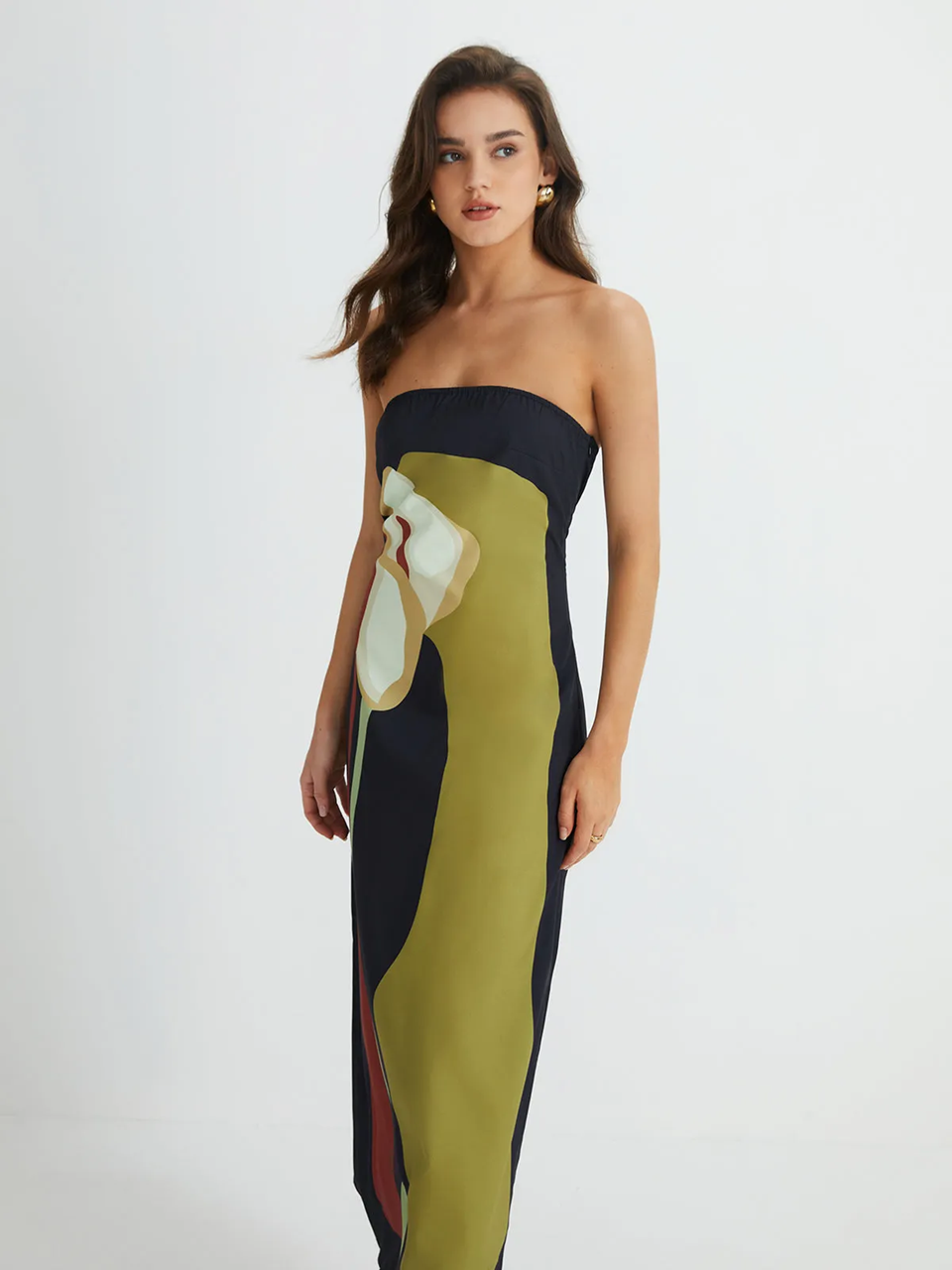 Solène Strapless Maxi Dress - Serena Studio