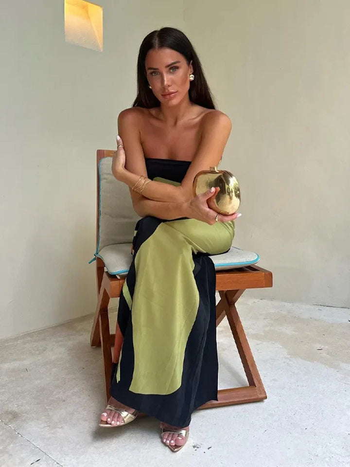 Solène Strapless Maxi Dress - Serena Studio