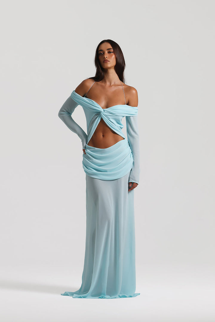 Mocha Mirage Gown - Serena Studio