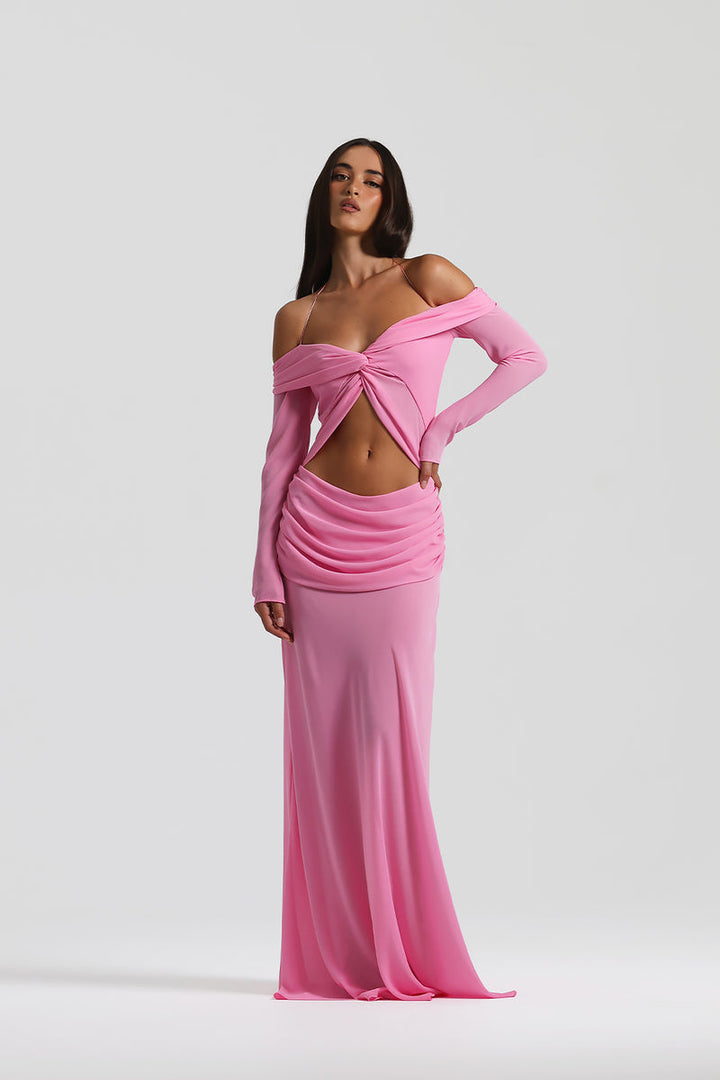 Mocha Mirage Gown - Serena Studio