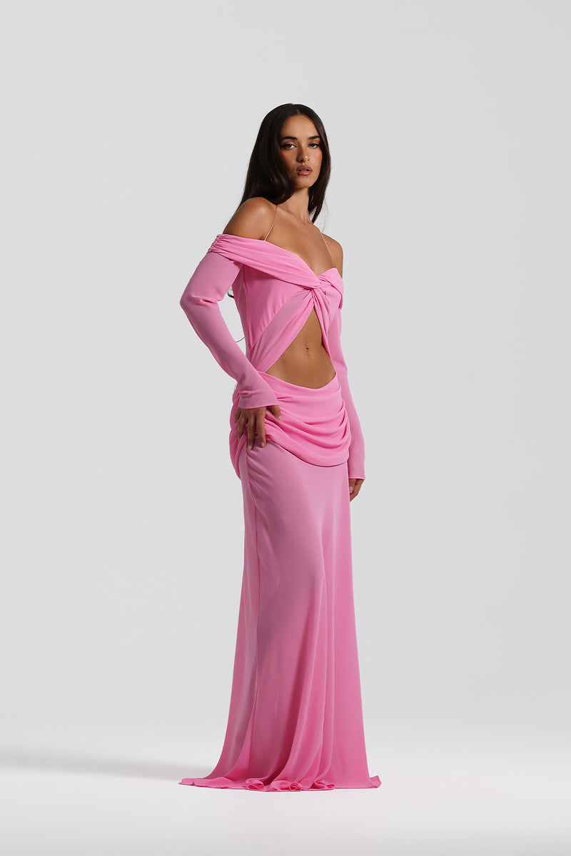 Mocha Mirage Gown - Serena Studio