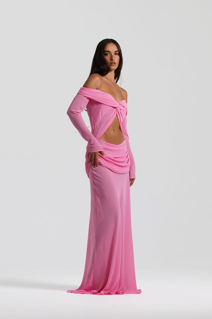 Mocha Mirage Gown - Serena Studio