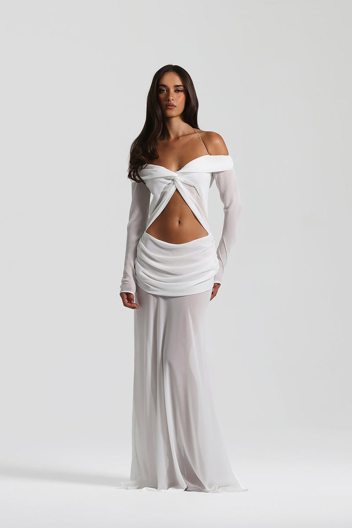 Mocha Mirage Gown - Serena Studio