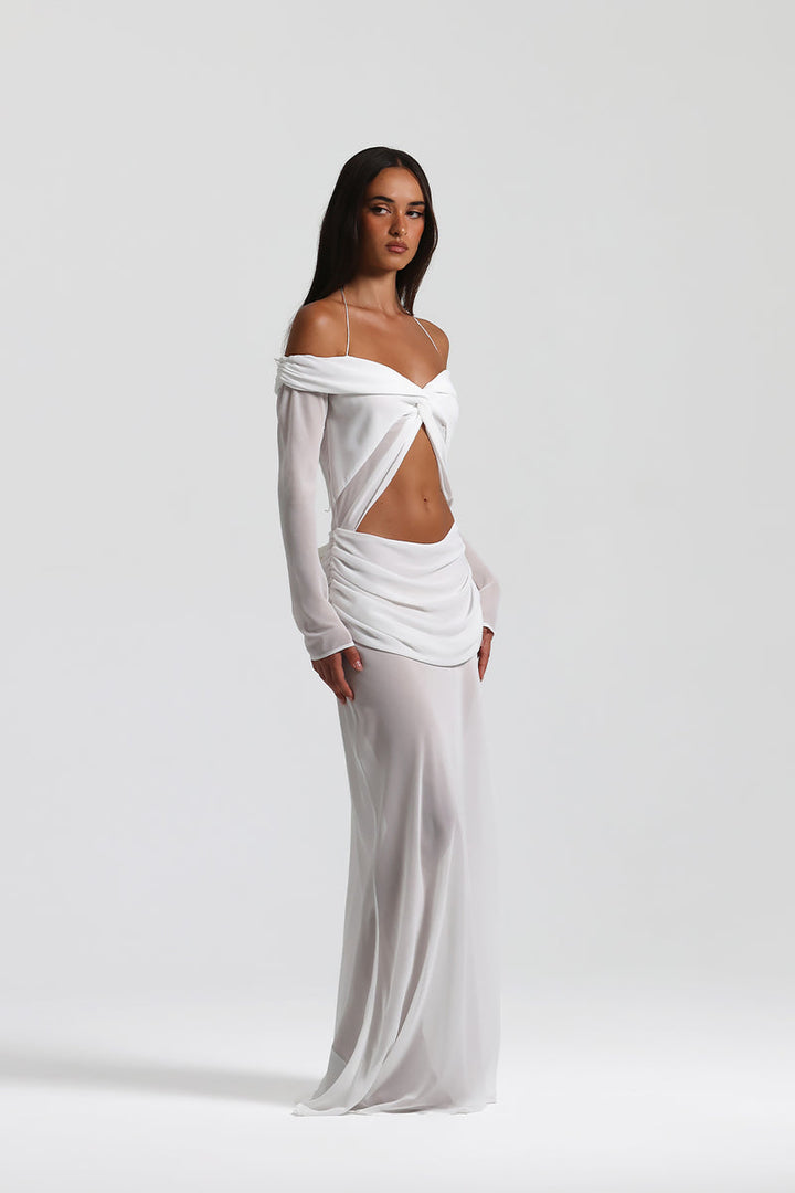 Mocha Mirage Gown - Serena Studio