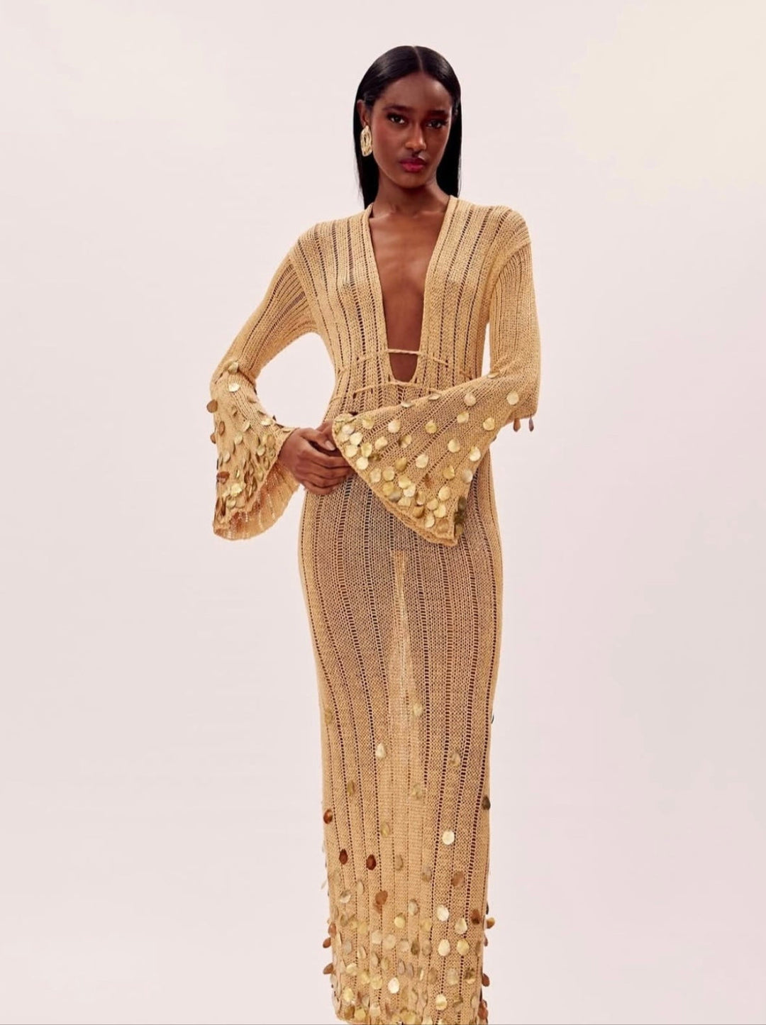 Crochet Maxi Signature Dress - Serena Studio
