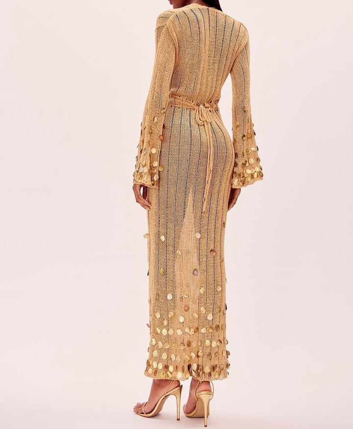 Crochet Maxi Signature Dress - Serena Studio