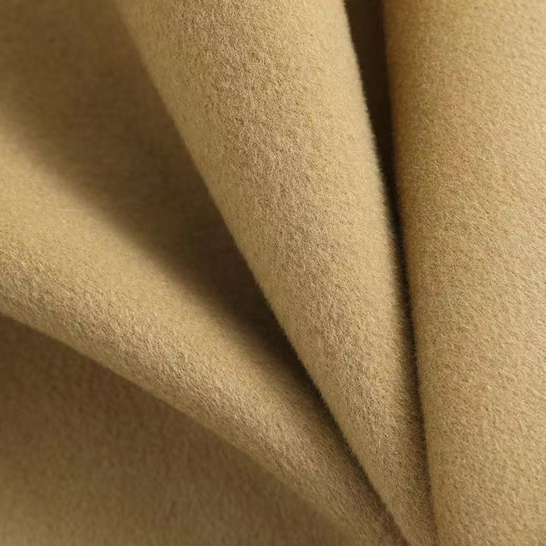 Aurora Wool-Blend Buttoned Short Coat