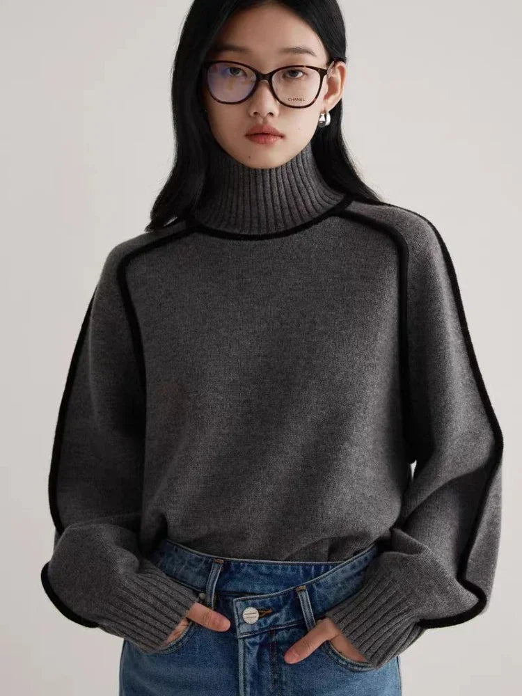 Rosie Relaxed Fit Turtleneck Sweater