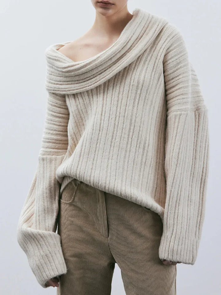 Luna Wool-Blend Oversized Knit Sweater