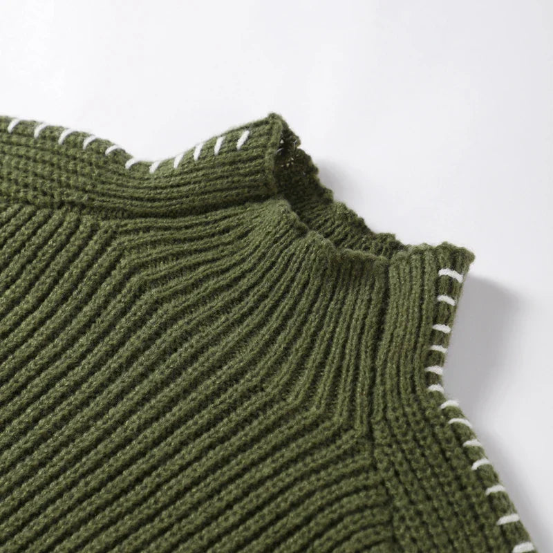 Isla Wool-Blend Relaxed Fit Knit Sweater