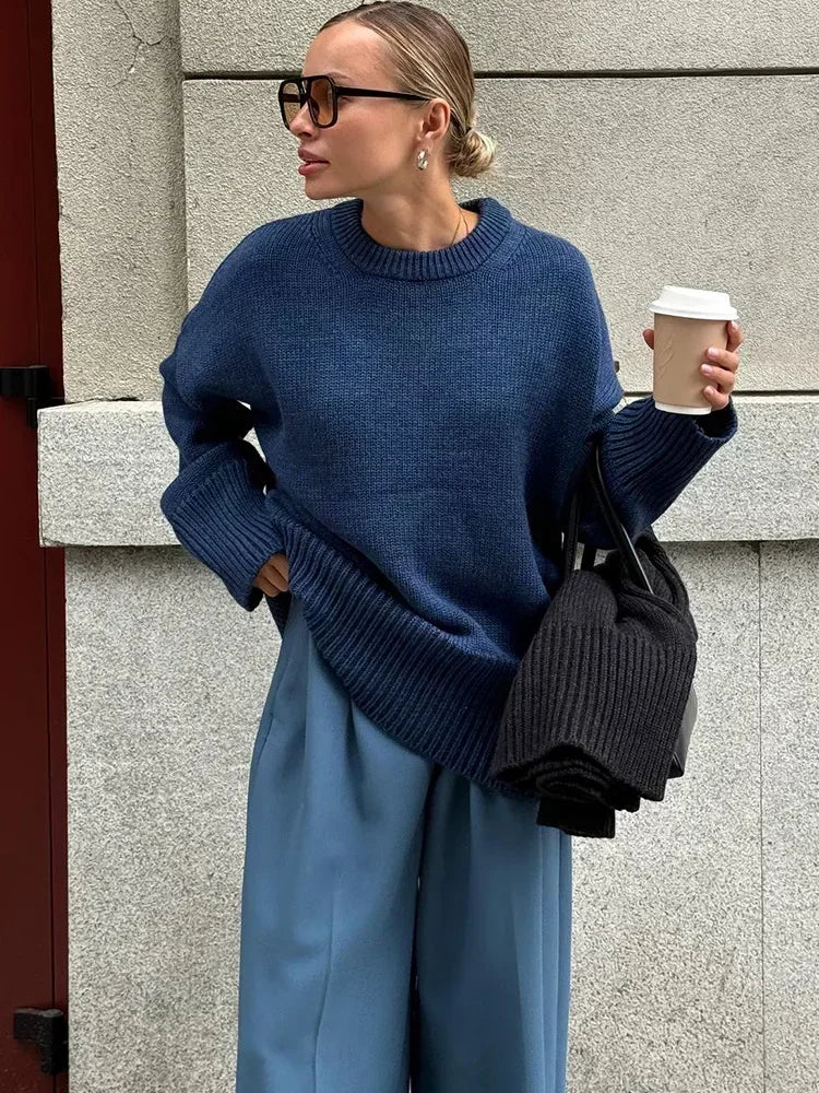 Isla Wool-Blend Relaxed Sweater