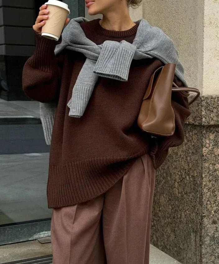 Isla Wool-Blend Relaxed Sweater