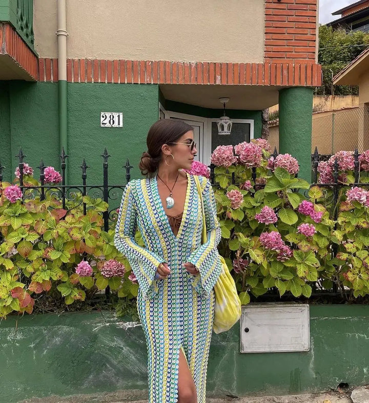 Evea Maxi Knit Dress - Serena Studio