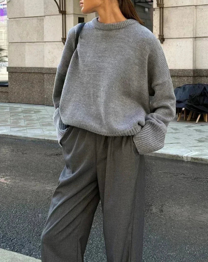 Isla Wool-Blend Relaxed Sweater