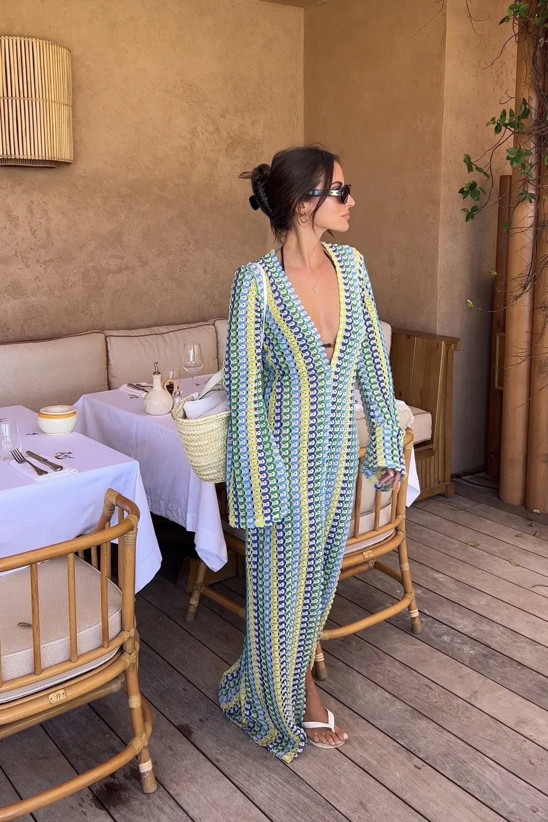 Evea Maxi Knit Dress - Serena Studio