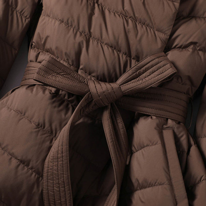 Claudia Quilted Fitted Down Jacket